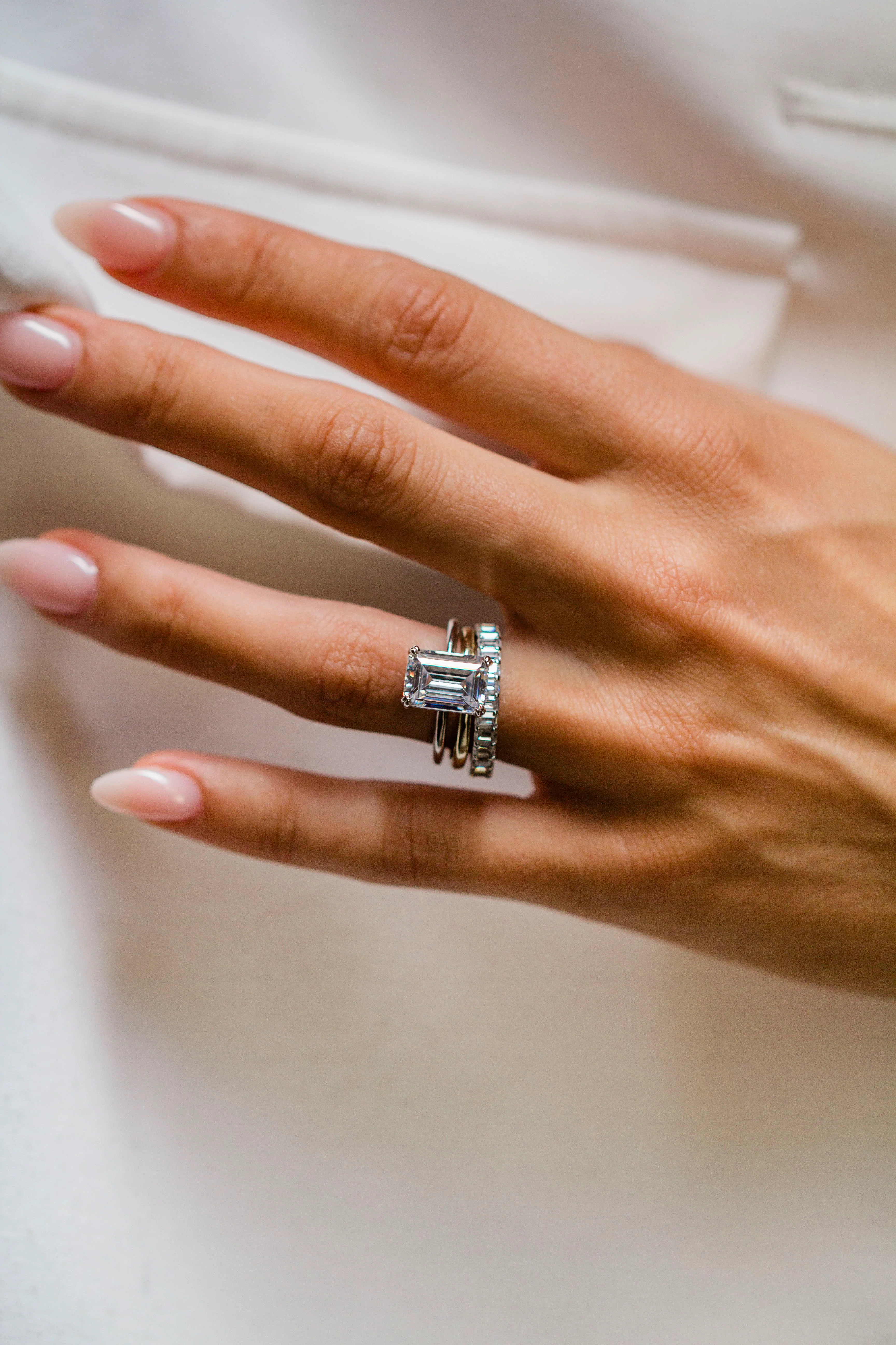The Tatum Ring (3.5 Carat, Emerald Cut) - Image 3