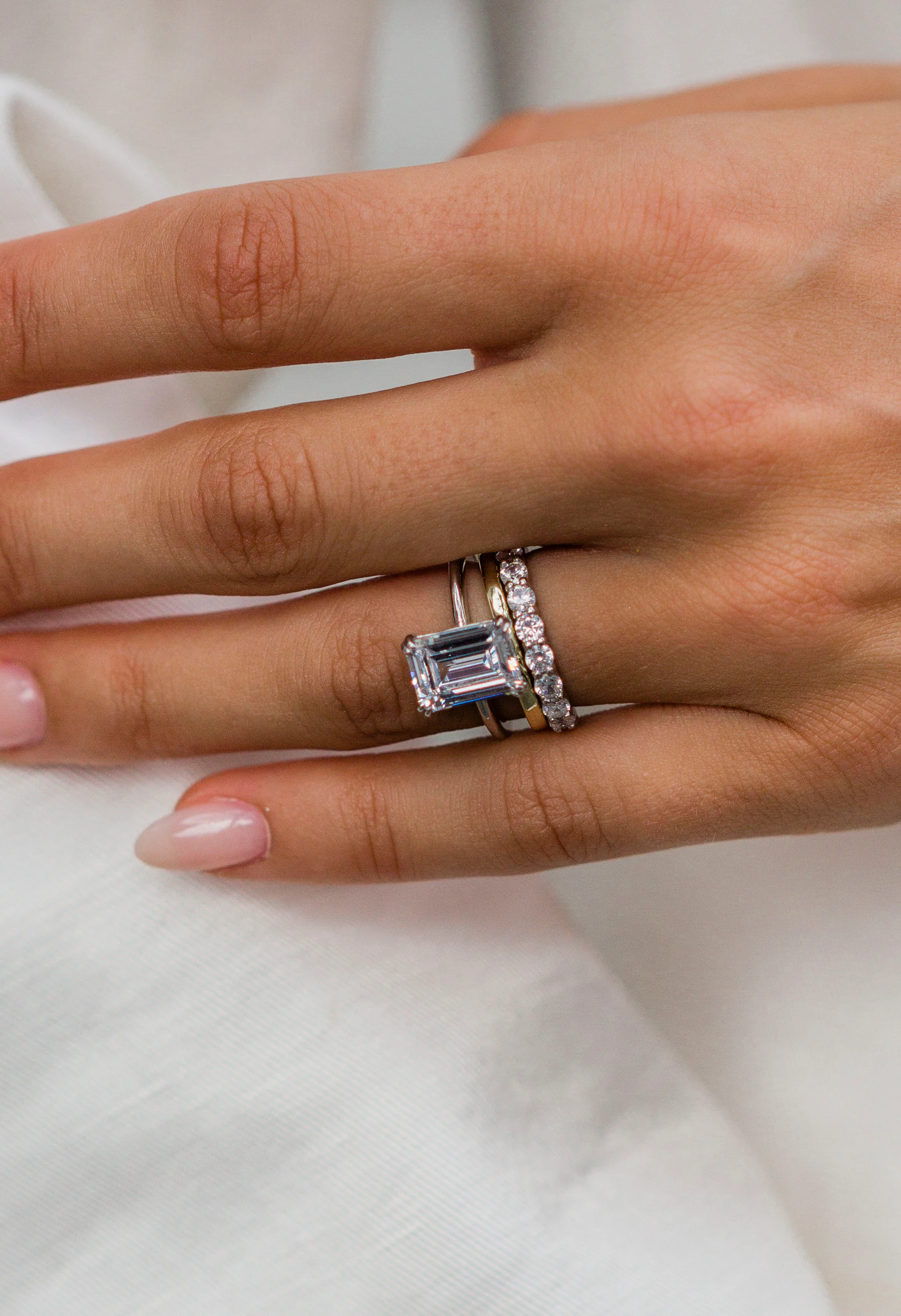 The Tatum Ring (3.5 Carat, Emerald Cut) - Image 9